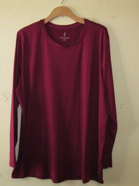 SKECHERS Women GoWalk Active Long Sleeve crew neck  top  purple (XXL)